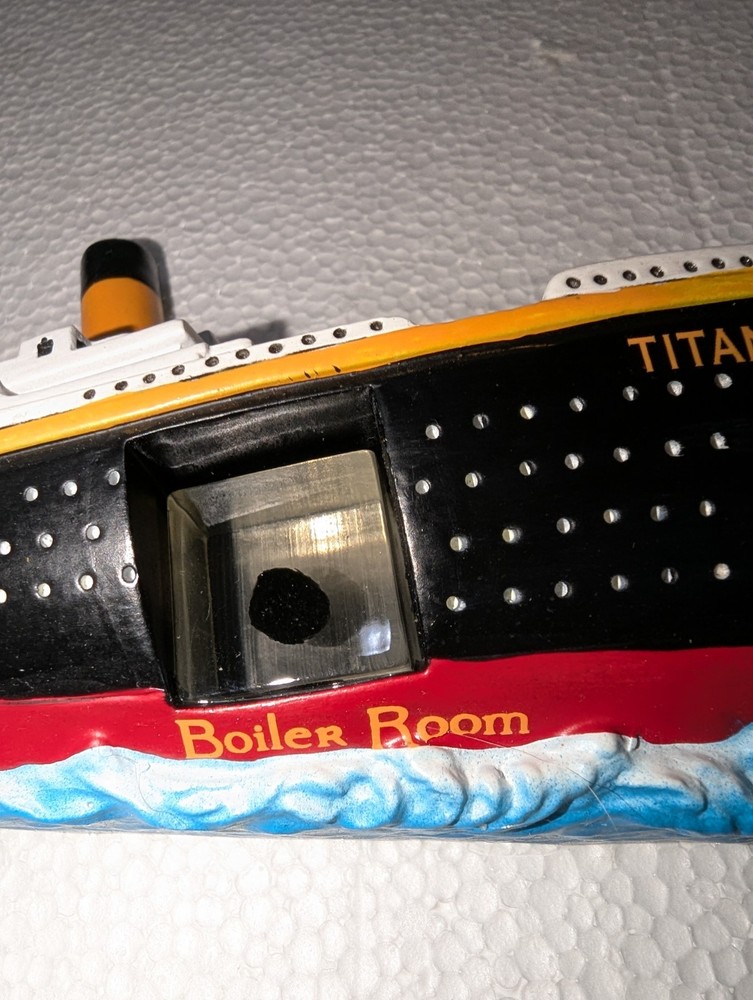 Titanic 3D Ship With Authentic Coal