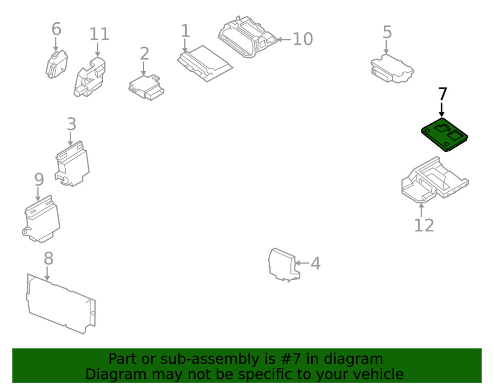 Genuine Porsche Control Module 958-907-279-D