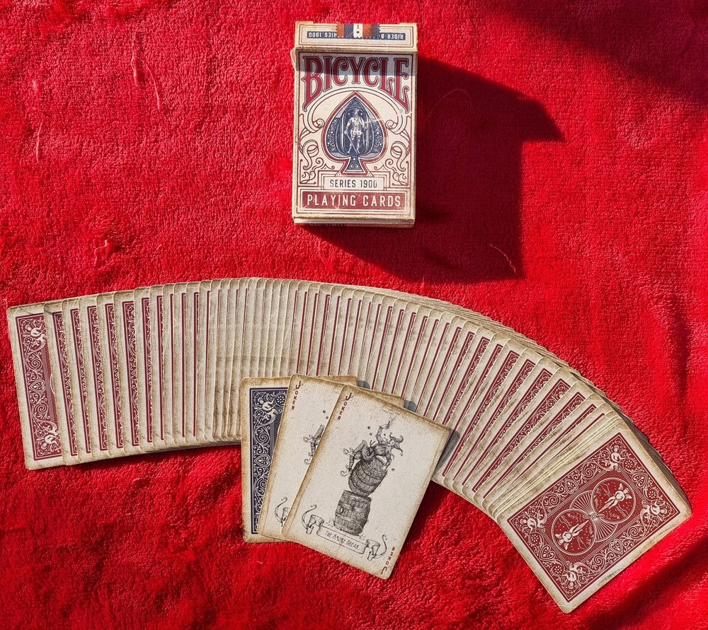 Bicycle 1900 Red Playing Cards