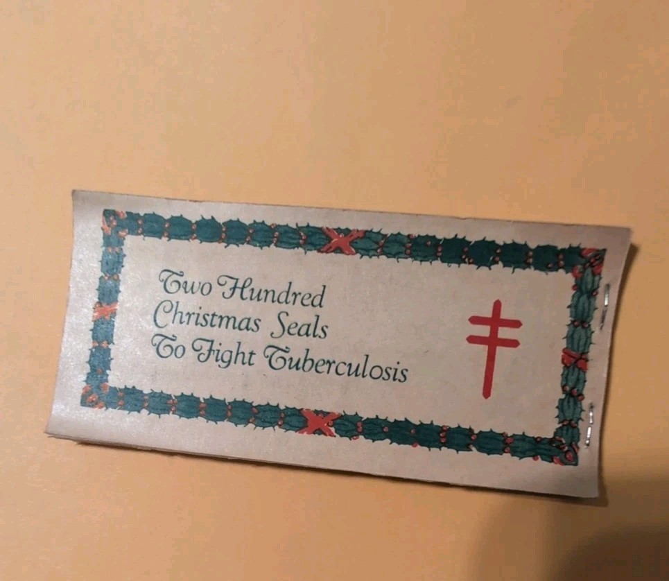 1930 US Christmas TB Seals Entire Booklet Of 200 Stamps Never Touched