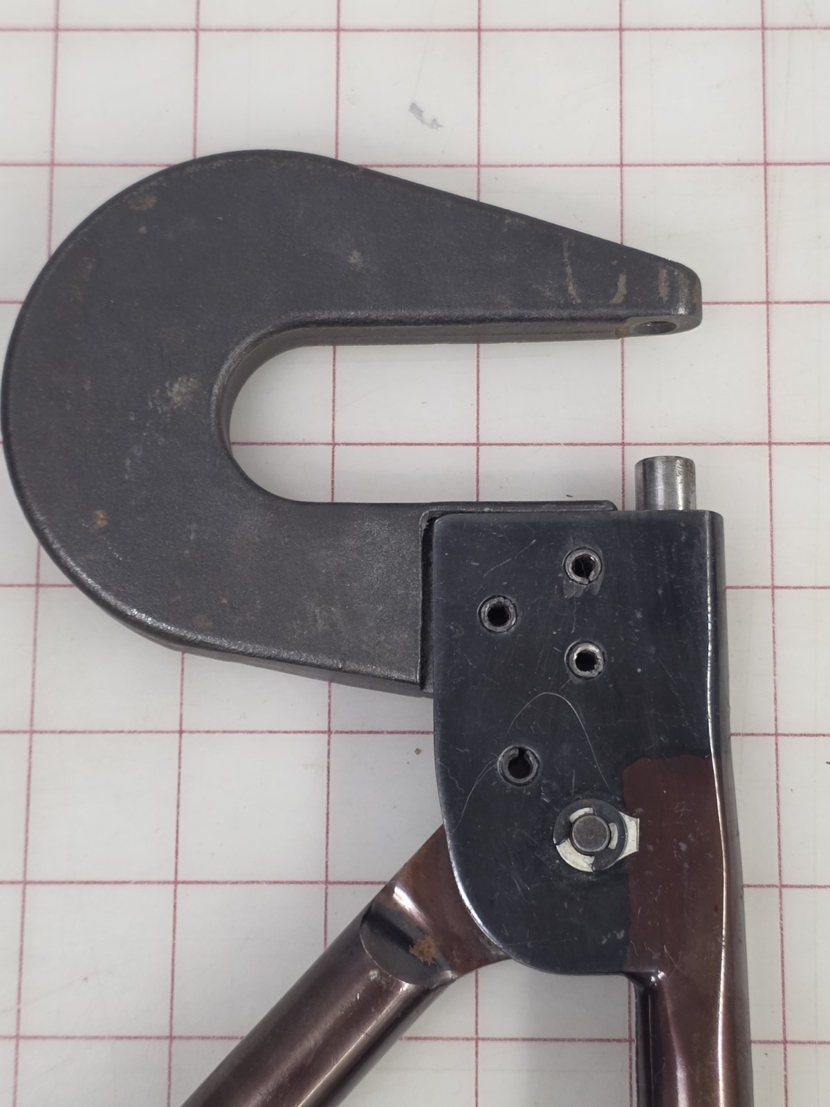 Vintage Aircraft Avionics 3" Yoke Hand Rivet Squeezer 9070-3 Hand Riveter