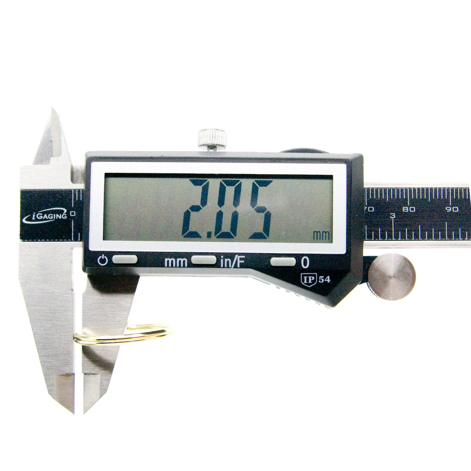 LOT OF 100 pcs KEY CHAIN SPLIT RING 1" (24mm) ~ GOLD