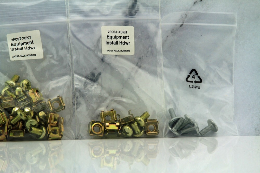 Rack Solutions 2-Post 4-Post Equipment Bracket Installation Mounting Hardware