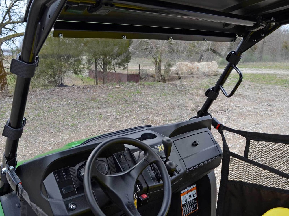 SuperATV Scratch Resistant Full Windshield for John Deere Gator XUV