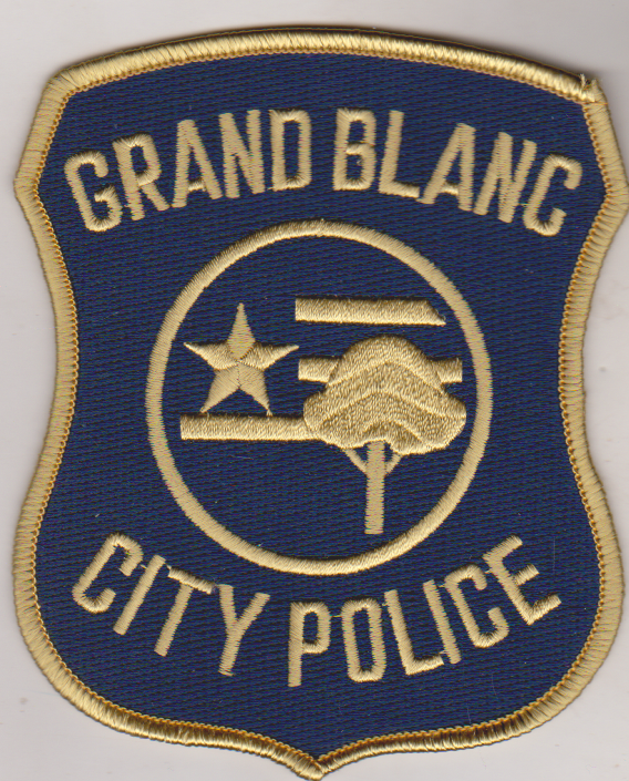Grand Blanc MI Police non shield shape patch