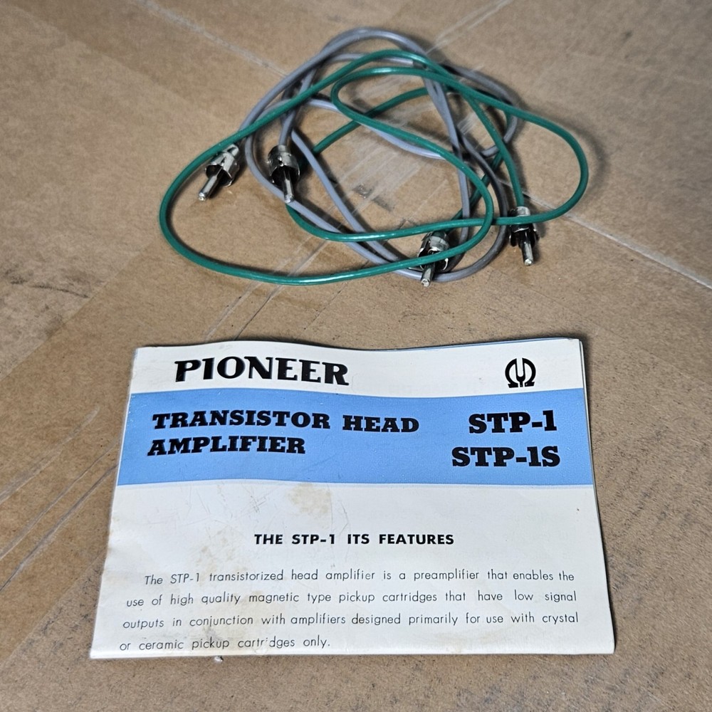 New Pioneer STP-1 Solid State Equalizer Transistor Head Amplifier