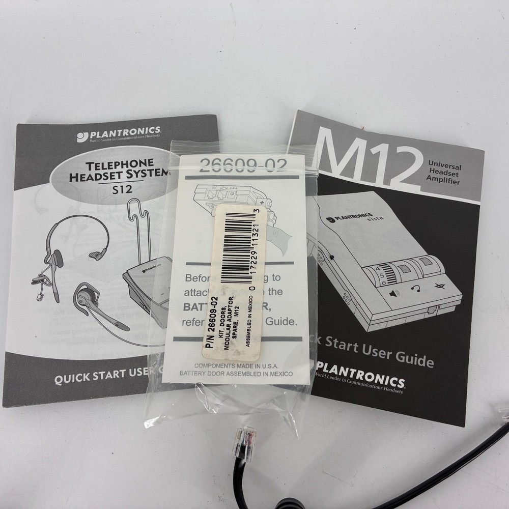 Plantronics Vista M12 Universal Headset Amplifier