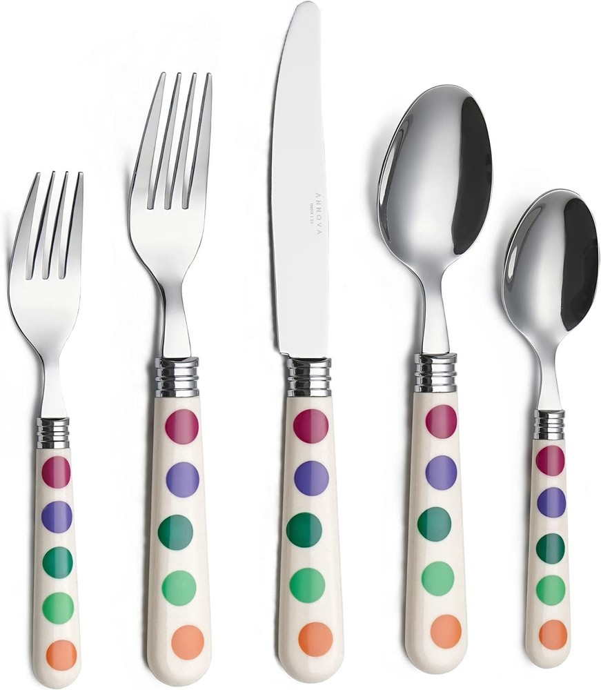 ANNOVA Rounded Flatware Set for 4