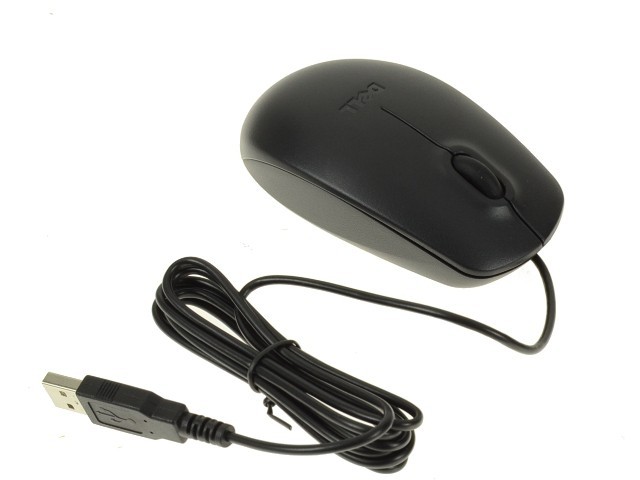 Dell Optical Mouse MS116 065K5F Black USB Scroll Wheel Genuine OEM