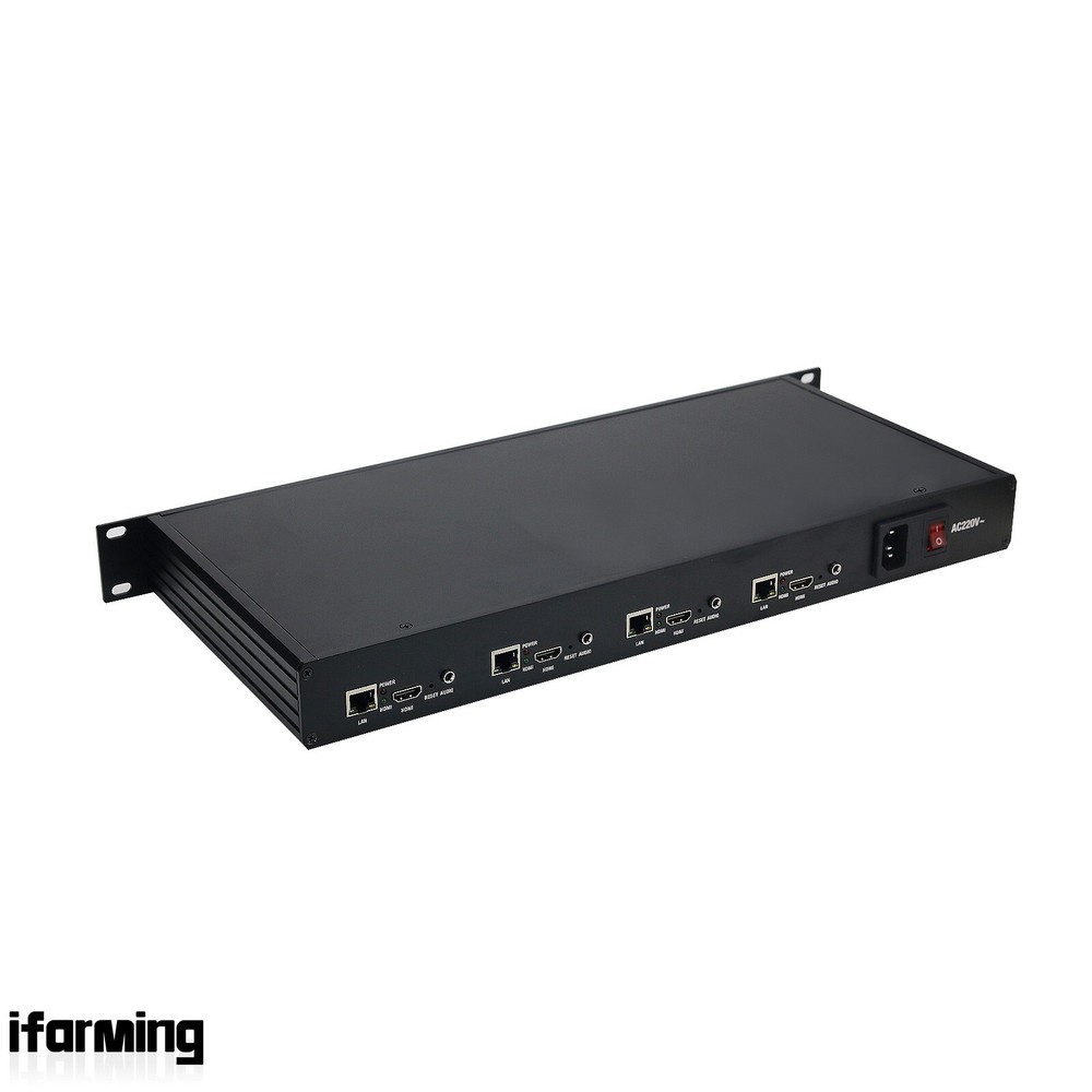 4 Channel HDMI Encoder H.265 H.264 Encoder 1U Rack Audio Video Network HD IP TV