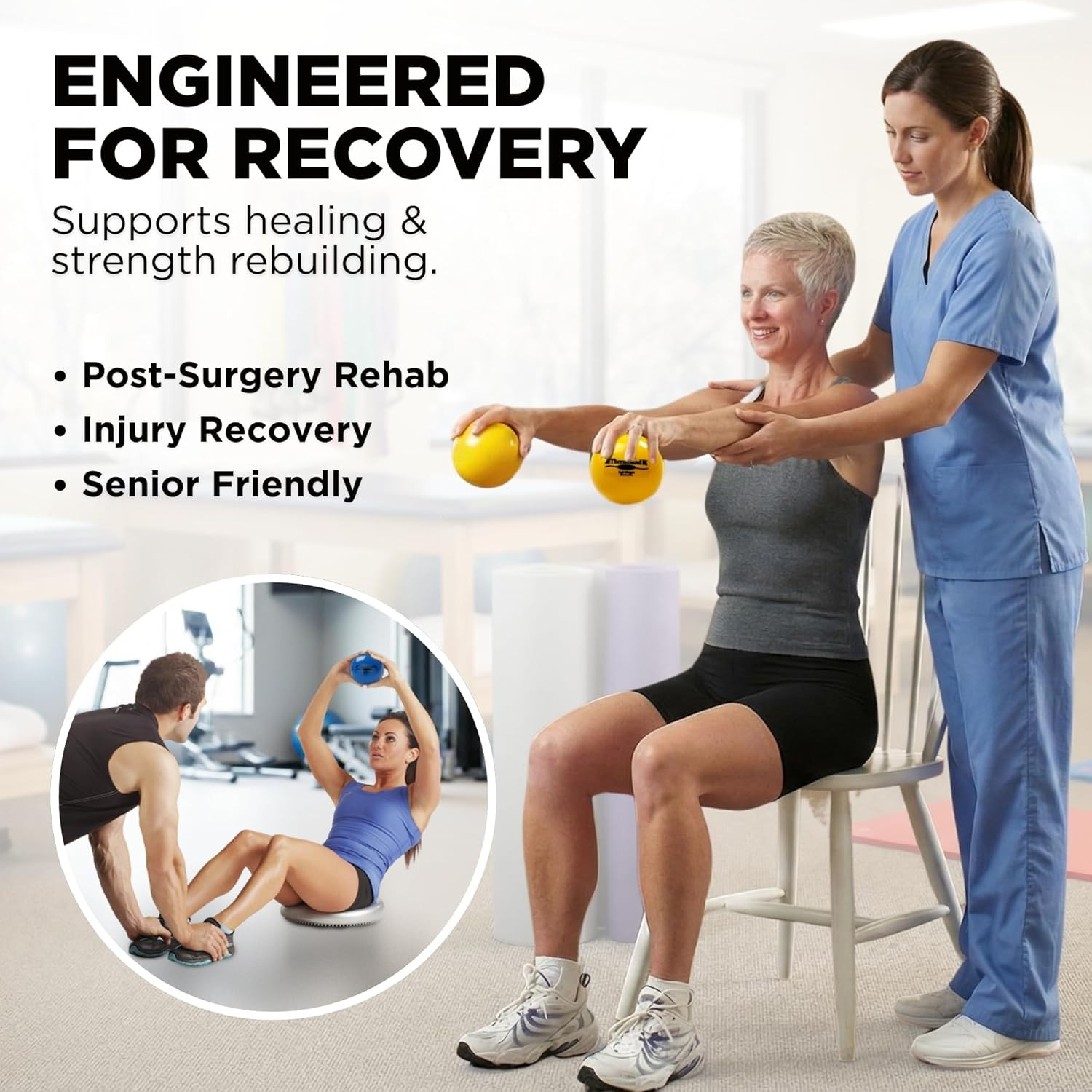 Soft Weight, 4.5" Diameter, Weighted Balls for Baseball, Weighted Balls for Soft