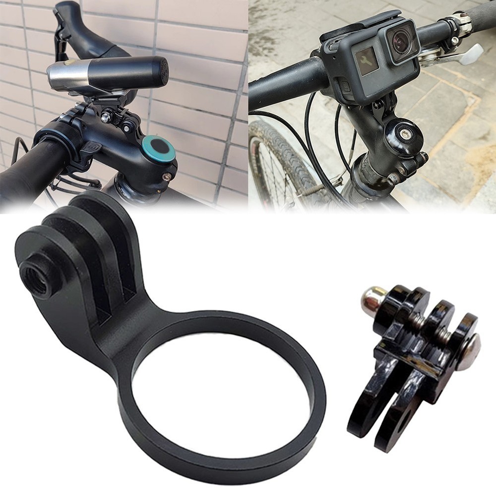 Headset Camera Bicycle Stem Holder Compatibility Secure Camera Mounting