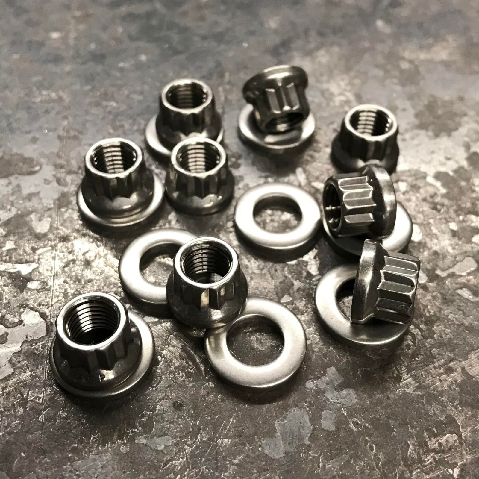 Harley 36-84 4 speed transmission kicker cover stainless 12 point aircraft nuts