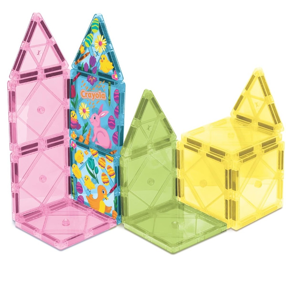 CreateOn Crayola Easter Magentic Tile Set - STEM & Montessori Building & Educati