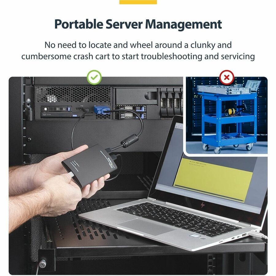 StarTech NOTECONS01 KVM Console to USB 2.0 Portable Adapter