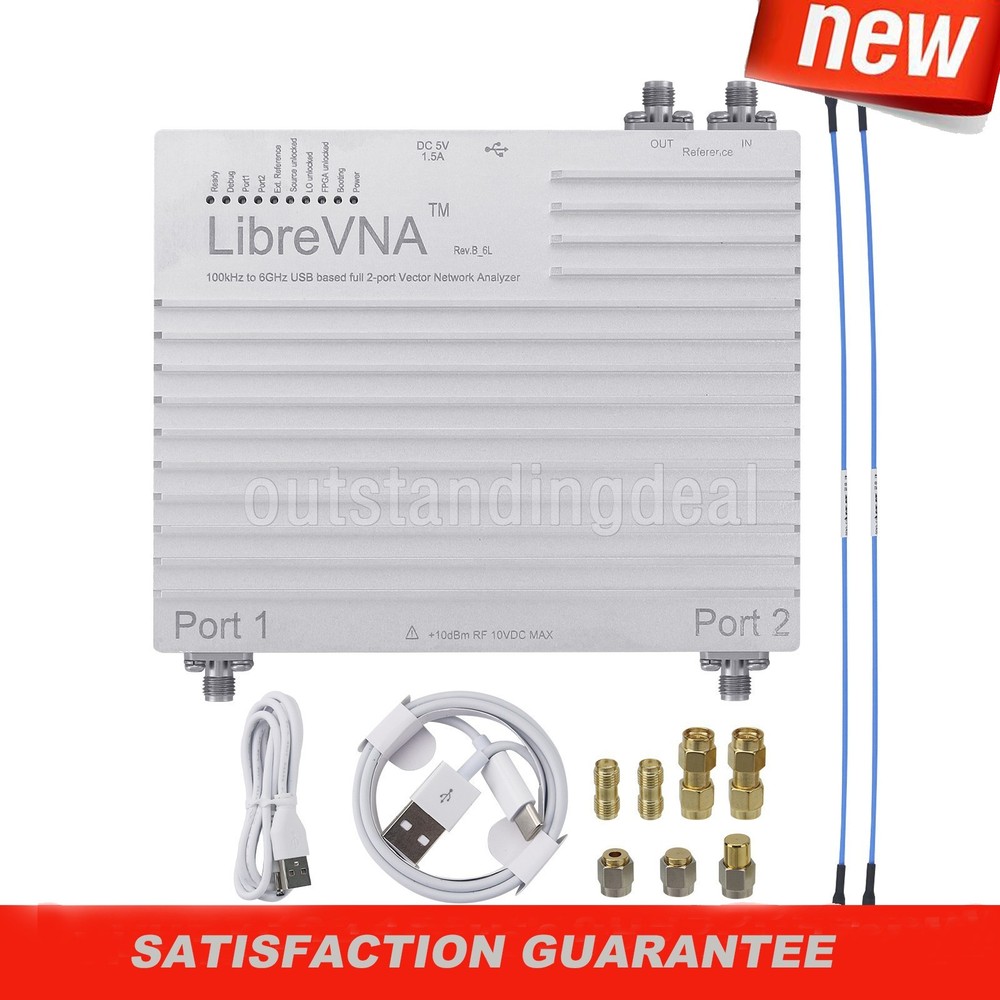 Upgraded LibreVNA 100KHz-6GHz USB Based Full 2-Port Vector Network Analyzer os67