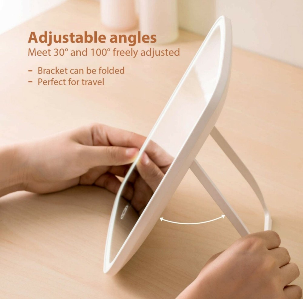 USB Rechargeable LED Lighted Makeup Mirror