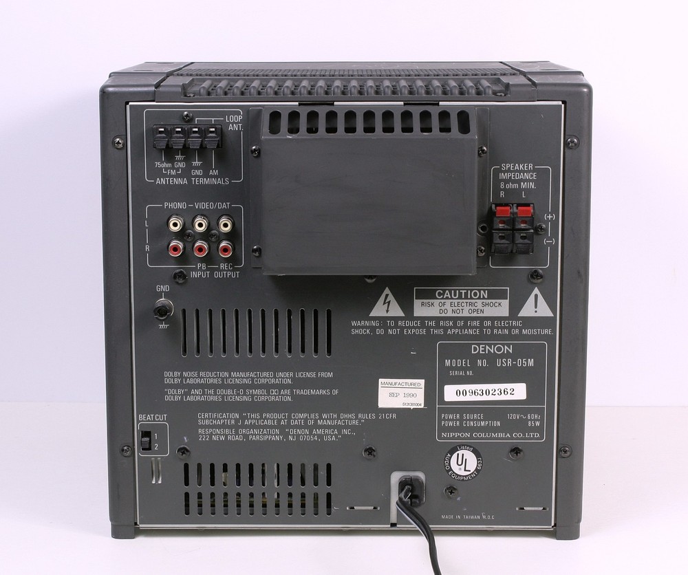 Denon G-05 Precision Audio Component Compact Disc System USR-M05 Cassette Phono