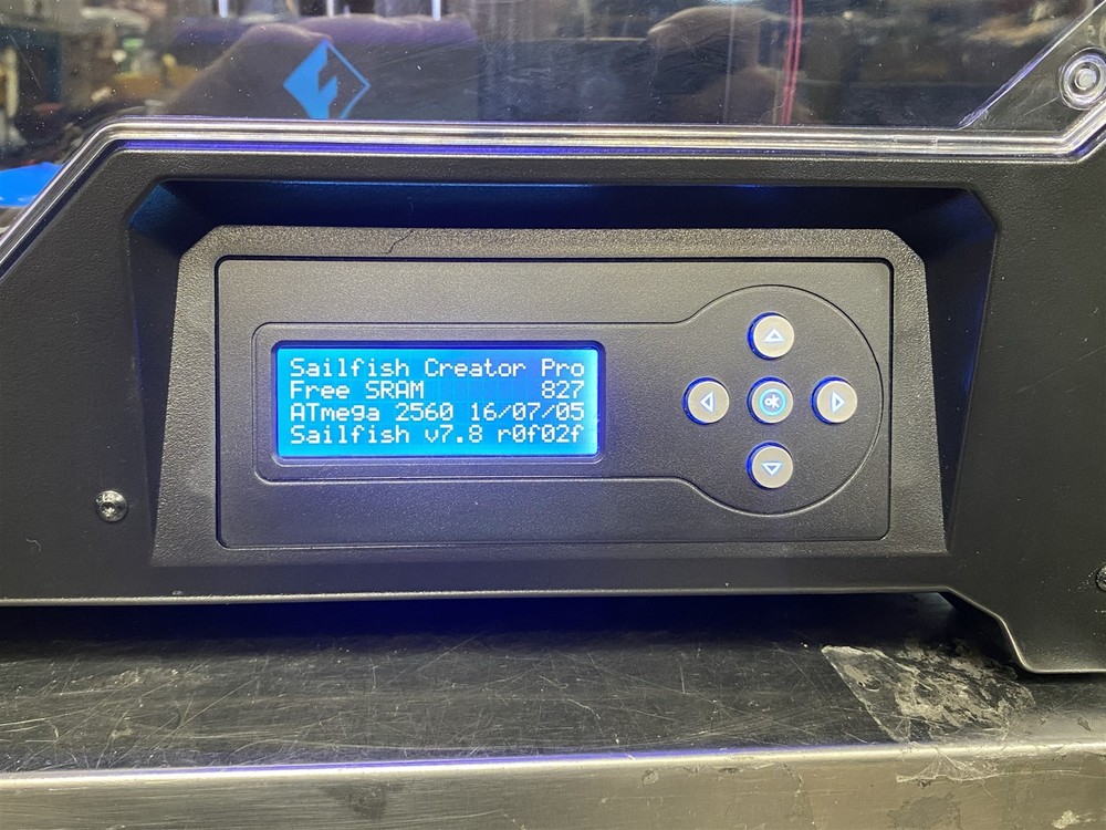 FlashForge Creator Pro 3D Printer Sailfish V7.8 *Unknown*