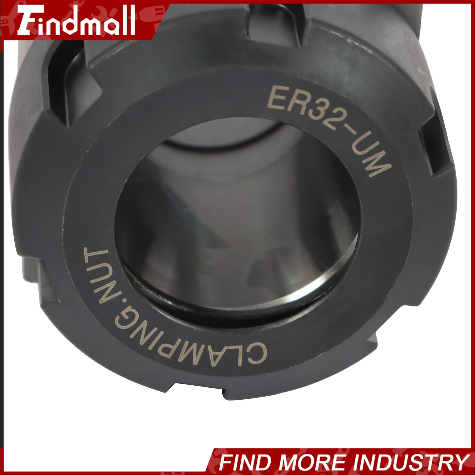Findmall ER32 Collet Block Spring Hex & Square Chuck Holder For CNC Machine