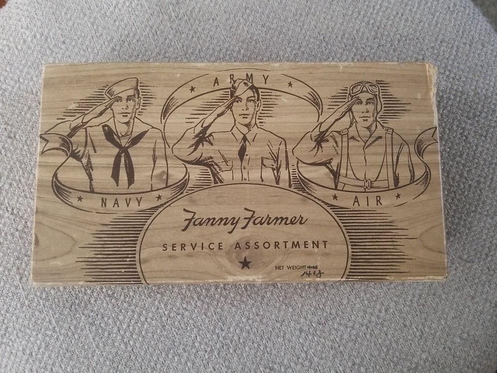 VINTAGE FANNY FARMER SERVICE ASSORTMENT CANDY BOX