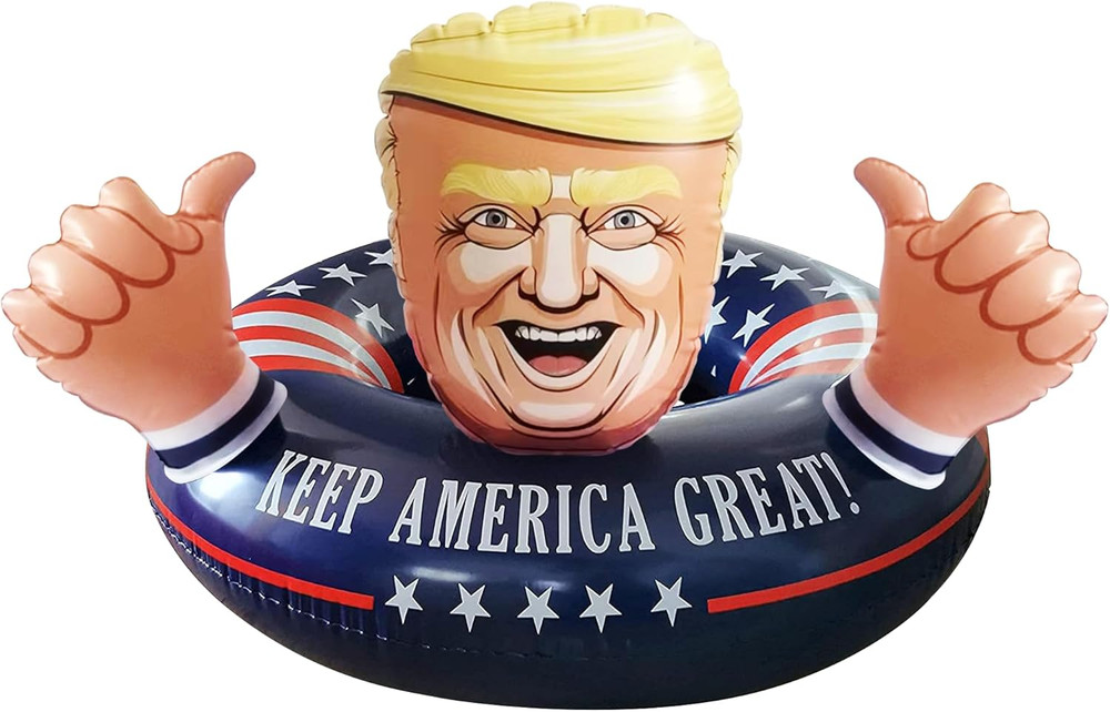 Inflatable Pool Float American Pool Float for Summer Pool Party - Fun Inflatable