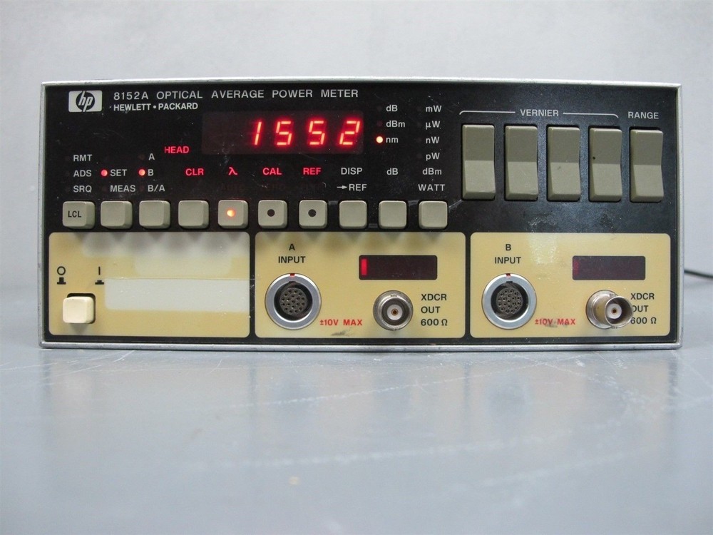 HP 8152A Optical Average Power Meter