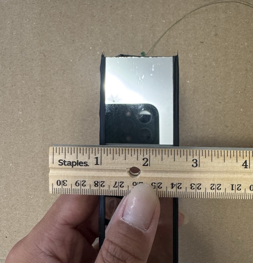 Flowerhorn Fish Training Mirror ( Mini version ) - Handmade