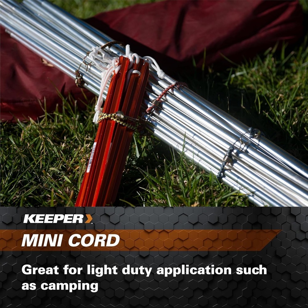 10'' Mini Bungee Cords, 4 Pack - Lightweight & Multi-Purpose Securing Solution