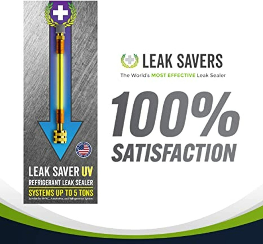 Leak Saver Direct Inject UV - 6 Pack - HVAC & Automotive Refrigerant Leak Sealer