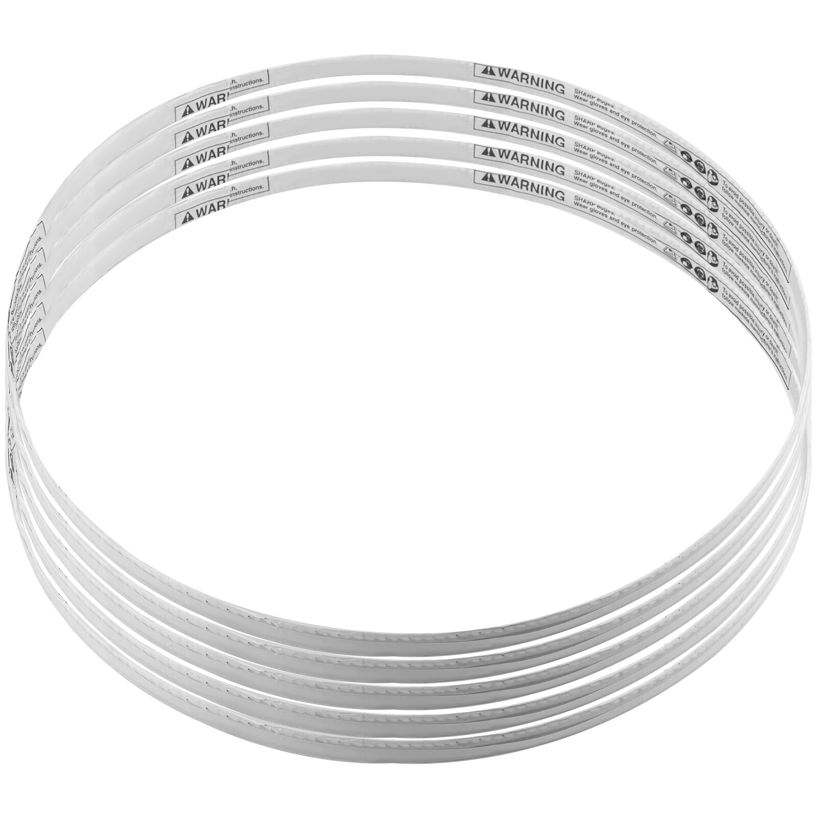 VEVOR Band Saw Blade 1650*16*0.56 mm for Cutting Meat Bone Carbon Steel 5 PCS