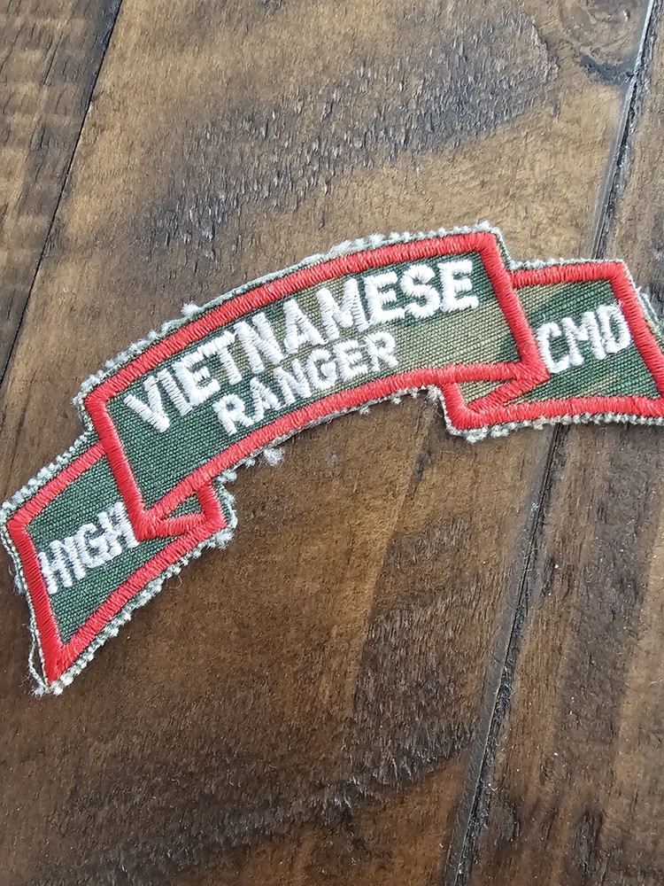 1960s US Army Vietnamese Made Ranger High Command Scroll Patch L@@K!!!