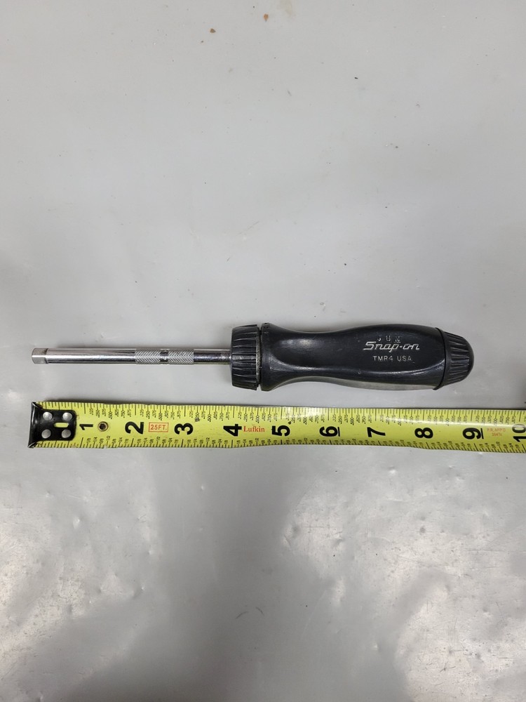 SNAP ON #TMR4 1/4" DRIVE RATCHETING DRIVER SOCKET SCREWDRIVER