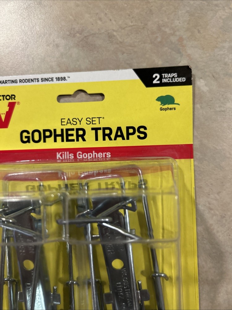 Victor 0611 Easy Set Gopher Trap Twin Pack