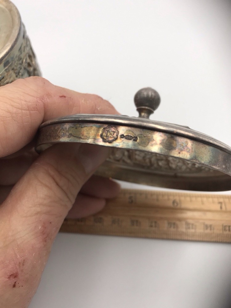 1962 Netherlands Douwe Egbert Silver Tea Caddy