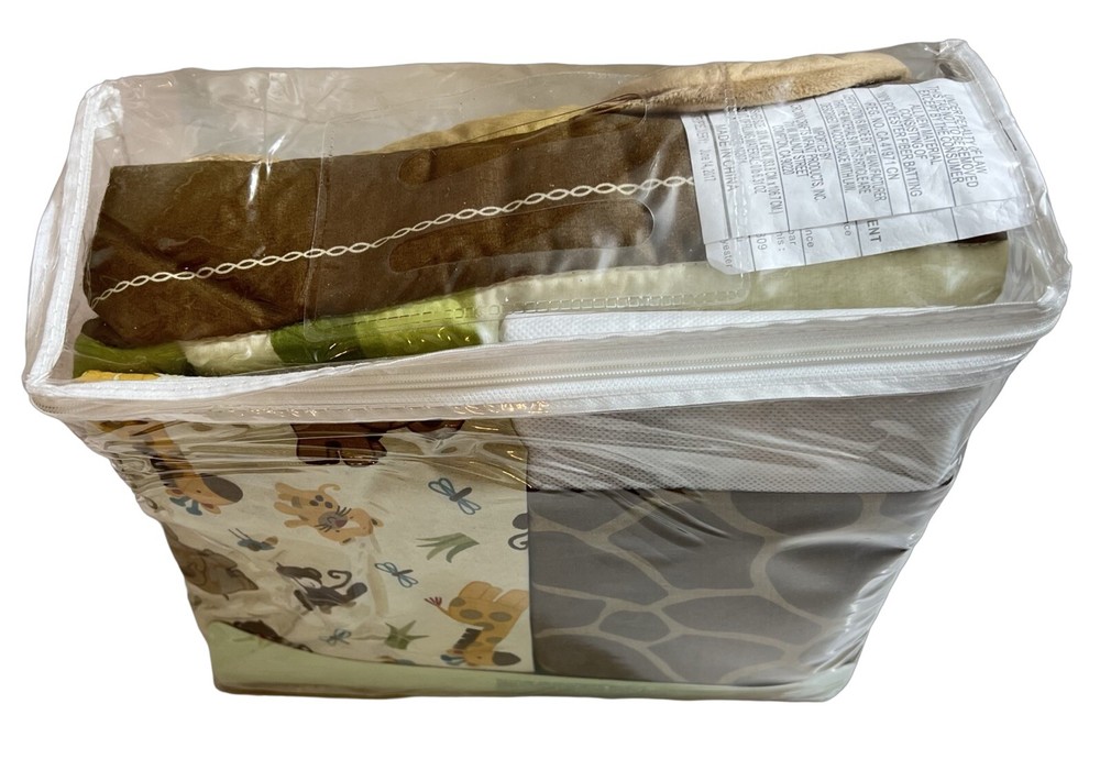 NOJO LITTLE BEDDING MONKEY DESIGN 3 PIECE SET -NEW IN PACKAGE