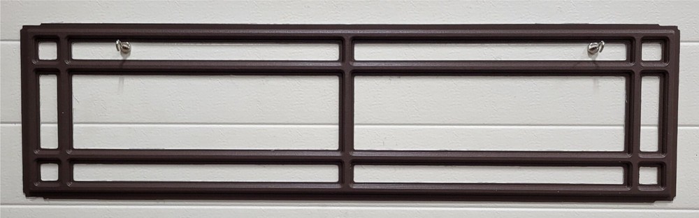 PRAIRIE 610 CHOCOLATE  Replacement Window Inserts/LONG Panel HOLMES Garage Doors