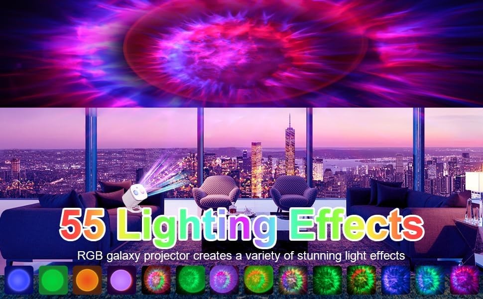 Galaxy Projector,Galaxy Projector for Bedroom Decor,Sunset Lamp Projection