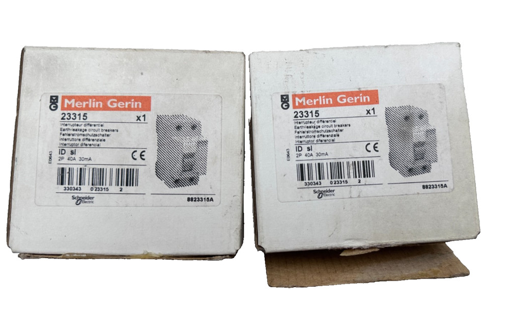 MERLIN GERIN 23315 DIFFERENTIAL SWITCH MULTI 9 ID SI x2pc