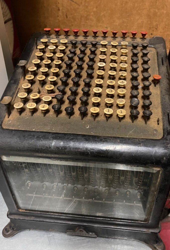 469204 ANTIQUE AMERICAN ADDING & LISTING MACHINE