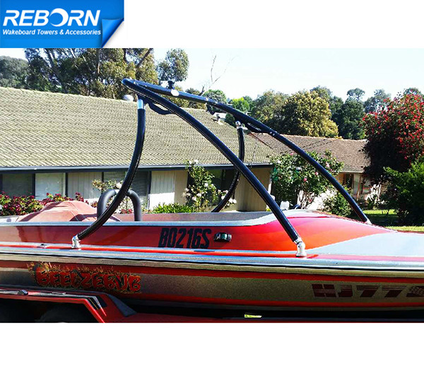Promotion! Reborn Elevate Wakeboard Tower+ Pro Quick Relase Wakeboard Rack Black