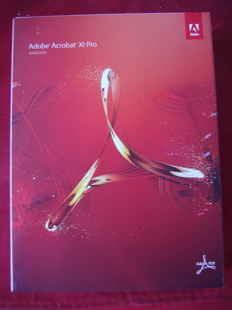 Adobe Acrobat XI 11 Pro Full Windows Licensed for 2 PC=SEALED PERMANENT VERSION=