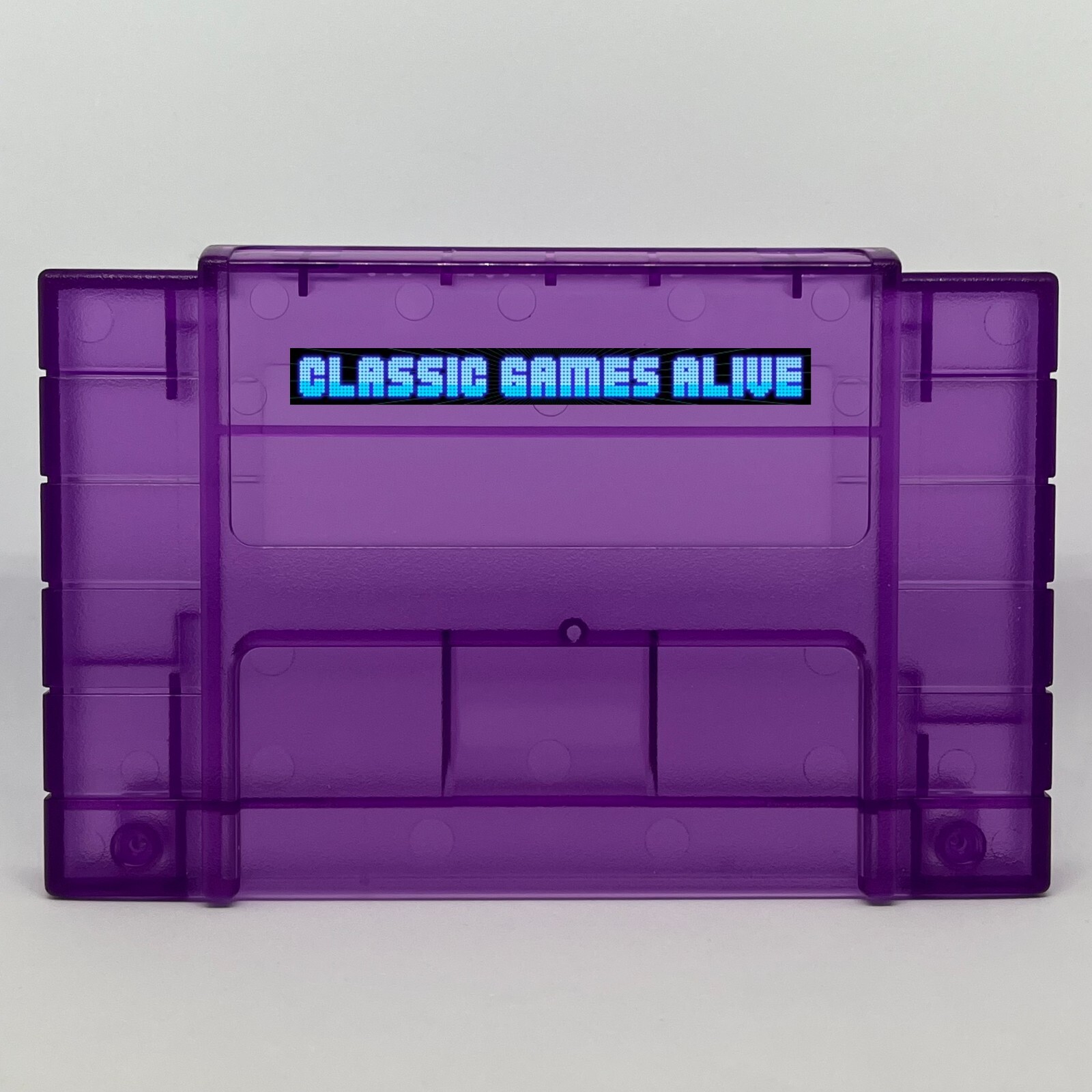 SNES Plastic Case Cart Shell Replacement Highest Quality - Super Nintendo GOLD