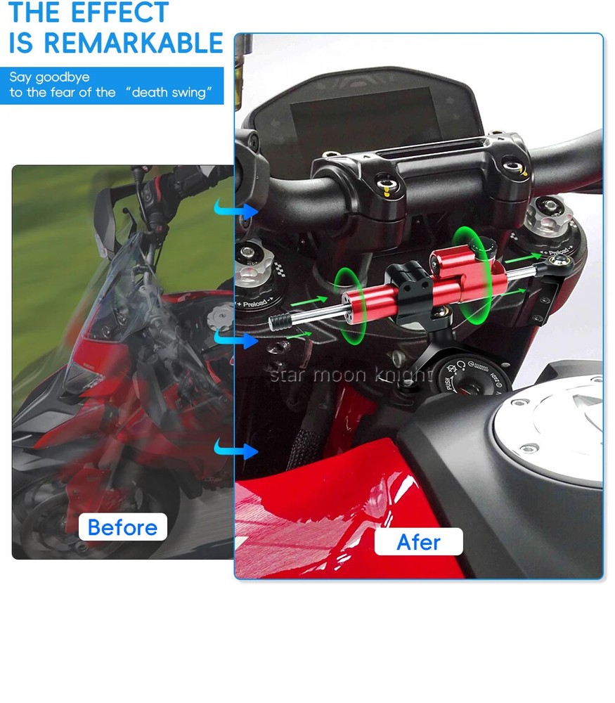 Steering Stabilizer Damper Mount Bracket Fit For Ducati Hyperstrada 821 939 SP