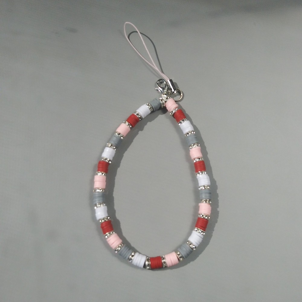 Cute Blush Candy Pop Beaded Phone Strap