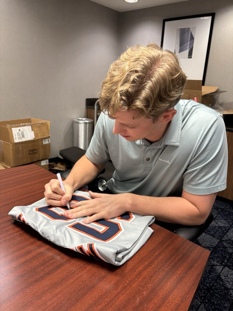 Tigers Troy Melton signed Jersey W/COA