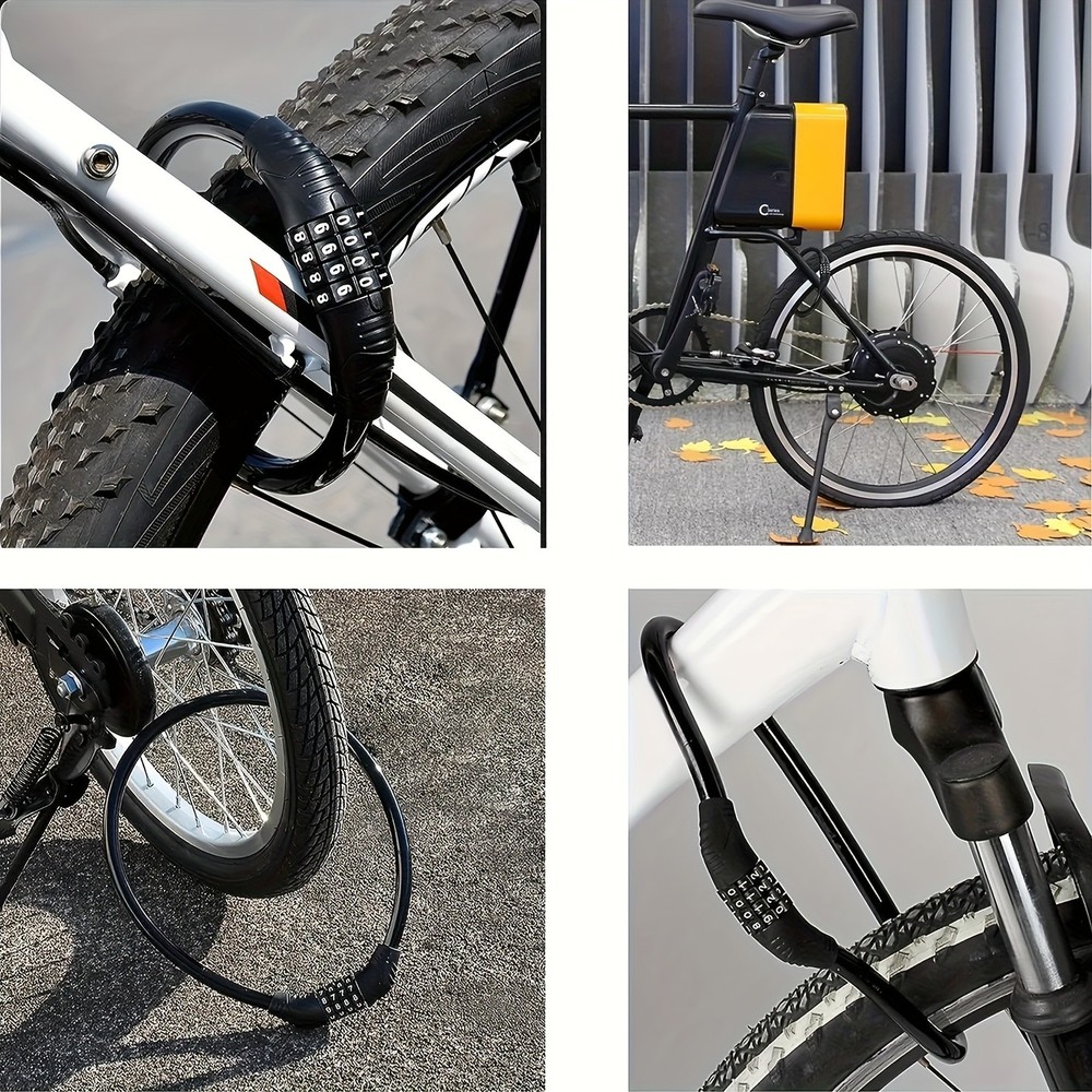 Combination Cable Lock - Anti-Theft for Bikes & Gear
