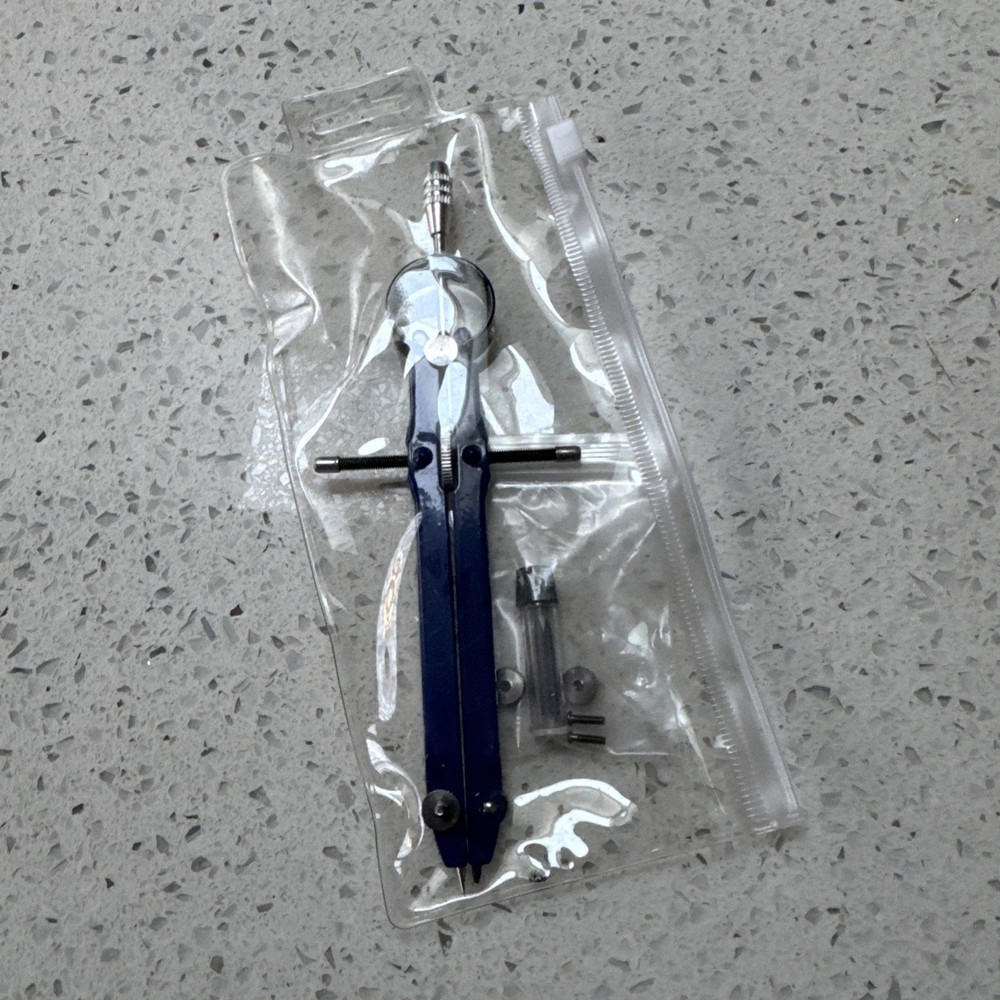 Compass & Case Technical metal blue