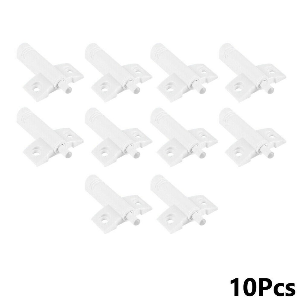 10Pcs ABS Cabinet Door Stop Damper Kitchen Drawer Quiet Close Soft Buffer Damper