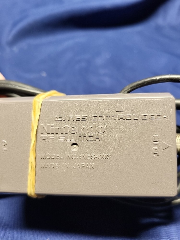Nintendo NES RF Switch Cable Adapter NES-003 OEM Official TESTED